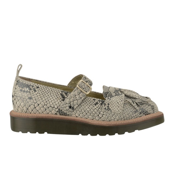 Dr. Martens Abril Python Kiltie Mary Jane Loafers - Picture 2 of 8